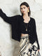 Old Money Relaxed Cardigan – Airy Crinkle 16-Gauge Slimming Batwing Sleeve