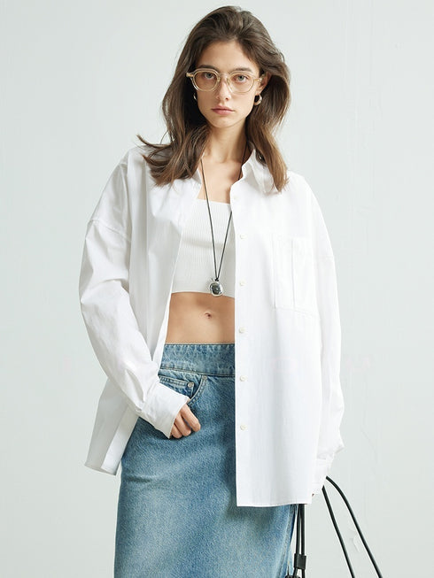 Airy Silhouette Loose-Fit Blouse for Women