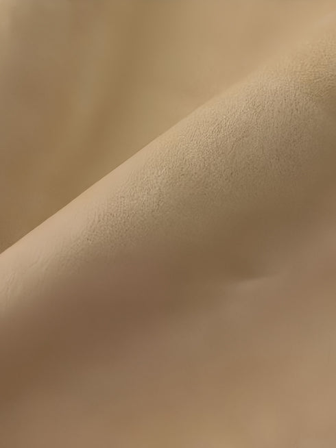 Stand-Collar Textured 100% Wool Shearling Coat for Women — Mid-Length Faux Sheepskin Outerwear