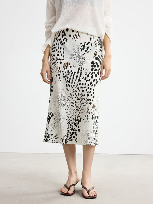 V-Neck Printed Blouse & Skirt Set – French Vacation Style, Sold Separately