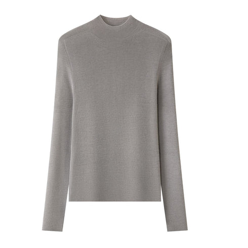 Women’s Italian Washable “Golden Wool” Seamless Base Layer Top