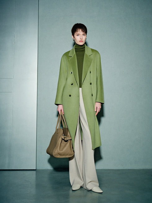 100% Pure Cashmere Double-Faced Coat for Women – Luxury Minimalist Overcoat “Silent Elegance Collection”, Available in Five Colors