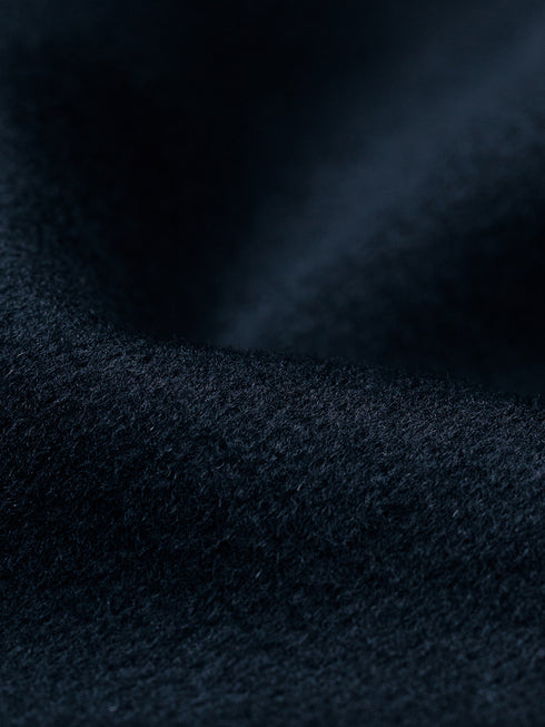 French Elegant Wool Cape Coat – New Winter Woolen Jacket with 3D Snowflake Beading