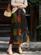 Gambiered Guangdong Silk Midi Skirt – 100% Mulberry Silk, Intangible Heritage Craft