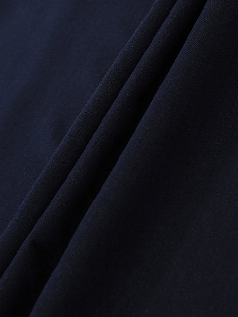 High-Quality Faux Denim Women's Loose Fit Banana Jeans – Elastic Waist Tall Extended Wide-Leg Scythe Pants