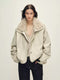 Detachable Wool Fur Collar 90% Goose Down Parka Coat for Women – Warm Winter Fur-Trim Outerwear