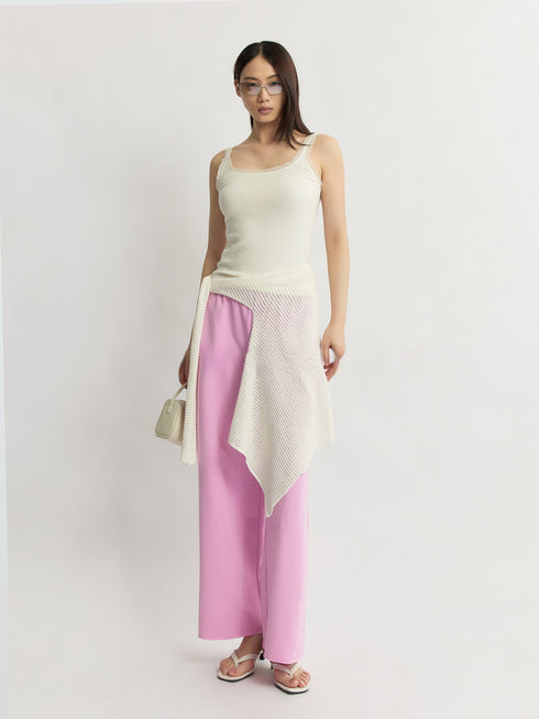 Custom Cool-Touch Linen Cotton Open-Knit Resort Shawl - Luxury Lightweight Vacation Wrap
