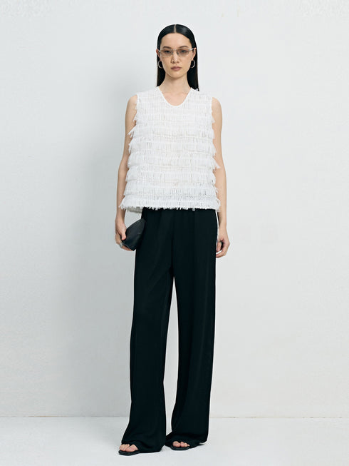 Limited-Edition Japanese Crafted Butterfly Tulle Top & Skirt Set - Ethereal Textured Luxury Ensemble