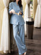 Luxury Tailored Women’s Blazer & Wide-Leg Trouser Suit Set – Elegant Spring Business Formal Two‑Piece