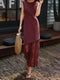 French Elegance Lace Patchwork Sleeveless Maxi Dress – Slim Waist Layered Summer Dress