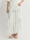Detachable Swiss-Dot Tulle Tiered Skirt – Ethereal Layered Midi in Imported Japanese Mesh