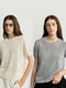 Textured Banana Linen Breathable Knit Tee - Relaxed Luxury Crewneck Summer Top