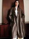Minimalist Plaid Trench Coat – Lightweight Oil-Wax Cotton Coated Poplin Structured Outerwear