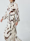 Luxury Aesthetic 6A 10MM Silk Geometric Chiffon Print Shirt – Resort & Office Wear
