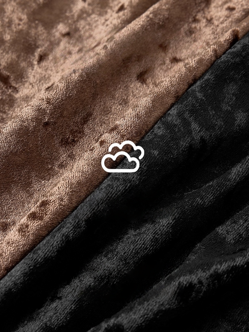 French Vintage Velvet Midi Skirt for Women — Autumn New Fishtail Silhouette Skirt