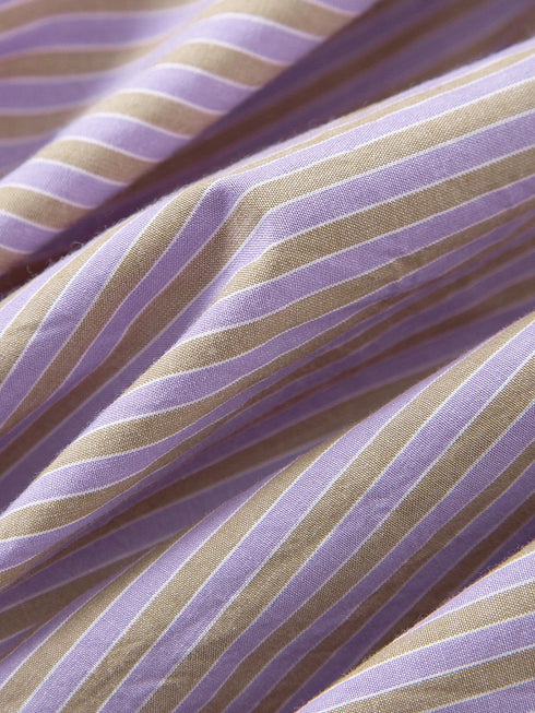 Trendy Soft-Dry Cotton Yarn-Dyed Relaxed Stripe Shirt