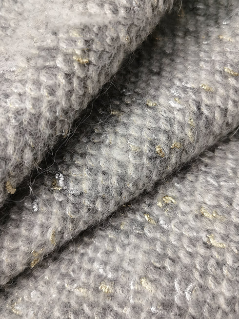 Women's Designer Wool Tweed Jacket with Fringe – Chic Spring Outerwear