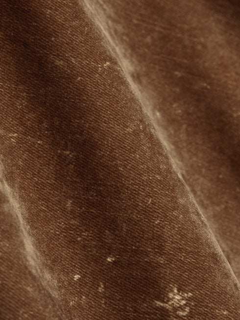 Flocked Denim Parka Coat with Wool Collar and 90% Goose Down Filling for Winter