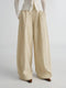 Chic Style Micro-Pleated Cotton-Silk Blend Washed Fabric Commuter Versatile Scythe Balloon Casual Pants