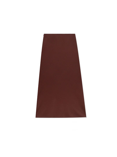 Japanese Washable 90S Fine Merino Wool Pencil Skirt | Elegant High-End Fishtail Hem Midi Skirt