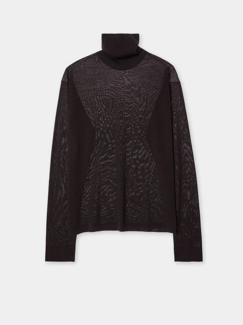 Women’s Heavyweight Pure Wool Turtleneck Sweater | Biella Superfine Merino, Relaxed Quiet-Luxury Fit