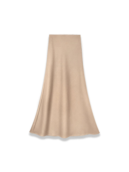 All-Season Fishtail Wool Midi Skirt – Flattering, Elegant Silhouette for a Stunning Look