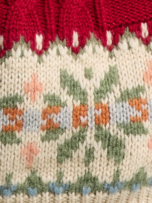 Fair Isle Wool-Cashmere Christmas & New Year Sweater for Women – New Autumn Winter Knit Top