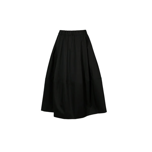 Timeless Fashion Essential – 3D Tailored 100% Cotton High-Waisted Balloon Skirt