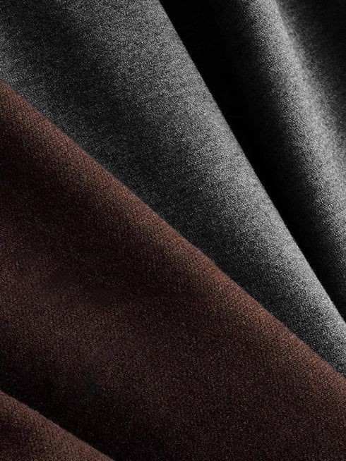 Warm Acetate-Wool Knit Athflow Relaxed Banana Pants for Women – Elastic Waist Twisted-Seam Winter Trousers