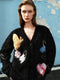 Alpaca Wool Butterfly Jacquard Cardigan & Sweater – Winter Lazy Knit (Sold Separately)