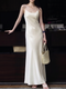 33 Momme Mulberry Silk Bias-Cut Slip Dress – 45° Charmeuse Silk Maxi Camisole Dress