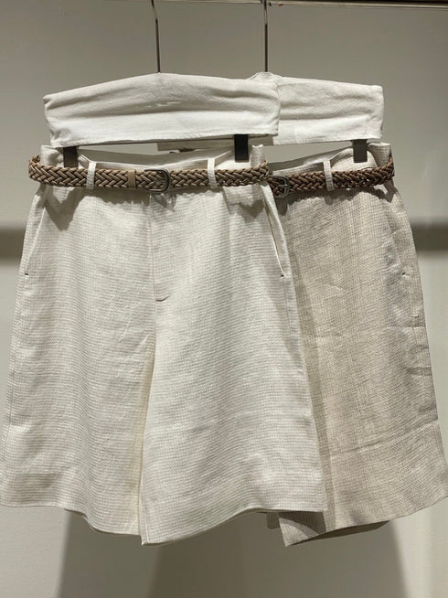 100% Linen V‑Neck Vest & Wide‑Leg Pants Set – Elegant Old‑Money Summer Tailored Suit