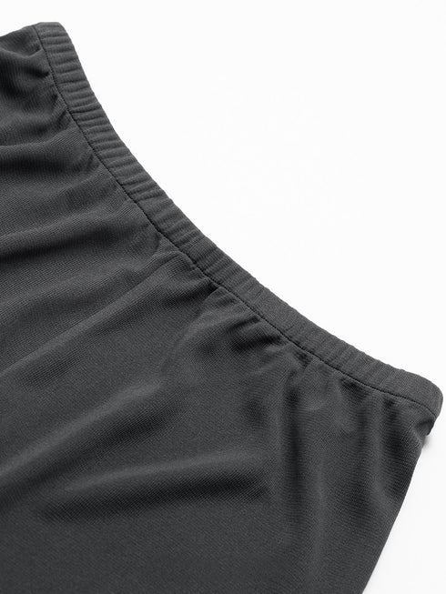Cooling Acetate One-Piece Elastic-Waist Knit Air Pants - Fluid Wide-Leg Lounge Trousers