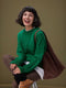 100% Pure Wool Chunky Cable-Knit Sweater for Women – Thick, Cozy Oversized Winter Knitwear