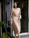 Heavy Crepe Silk Dress – 30 Momme Mulberry Silk, Tie Waist & Elegant Short Sleeves