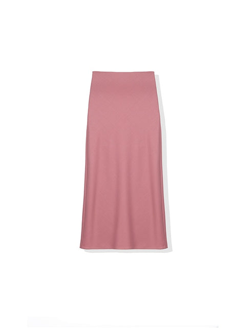 Japanese Washable 90S Fine Merino Wool Pencil Skirt | Elegant High-End Fishtail Hem Midi Skirt