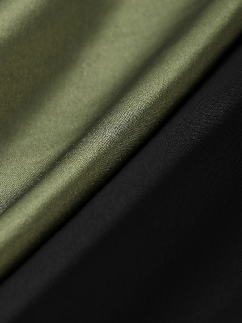 Premium Glossy Acetate Fishtail Skirt for Women — 45° Bias-Cut, Minimalist Draped Slimming Midi Skirt