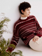 Vintage Fair Isle Sweater – Soft & Cozy Knit Jacquard Wool Pullover for Women