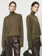 Women’s Heavyweight Pure Wool Turtleneck Sweater | Biella Superfine Merino, Relaxed Quiet-Luxury Fit