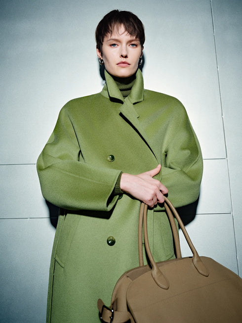 100% Pure Cashmere Double-Faced Coat for Women – Luxury Minimalist Overcoat “Silent Elegance Collection”, Available in Five Colors