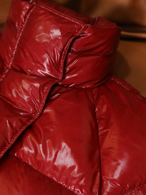 Nordic-Inspired Double-Filled 90% White Duck Down Coat & Skirt Set – Extra-Warm Luxe Winter Outfit for Women