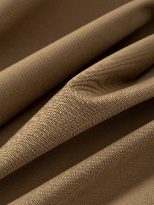 Chic Statement Cotton-Blend Mermaid Skirt with 3D Pleats & Flowy Silhouette | Elegant High-Waist Midi Skirt