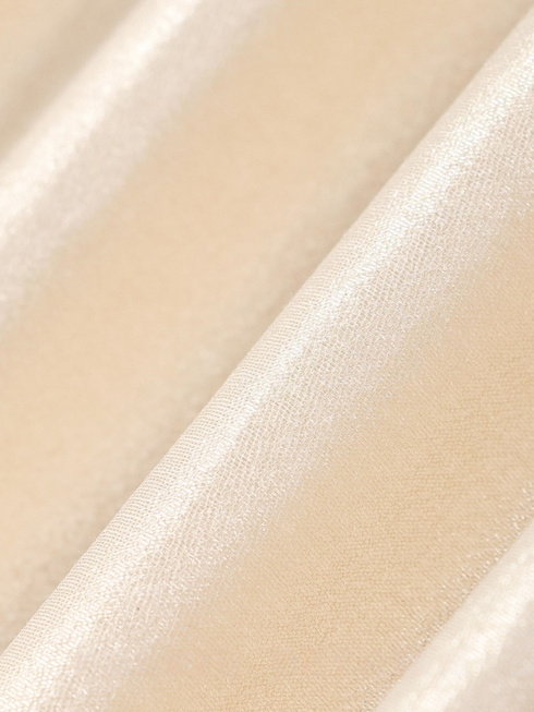 Silk Jacquard Satin Shirt Dress for Women – Belted Waist Flared A-Line Long Dress with Lustrous Finish