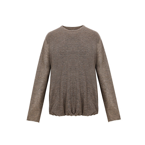 Featherlight Cashmere Wool Romantic Atmosphere Cake Top & Skirt Set – Ethereal, Elegant Layered Design