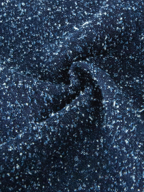 Women's Dark Blue High-Waist Wide-Leg Jeans – Extended Length Frayed Hem Floor-Length Denim Pants for Tall