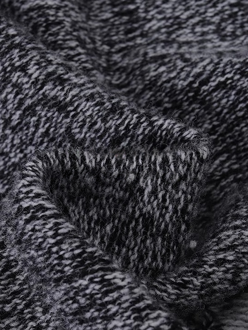 Autumn Winter New Simple Casual Floral Embroidered First-Cut Wool Women’s Knit Pencil Skirt