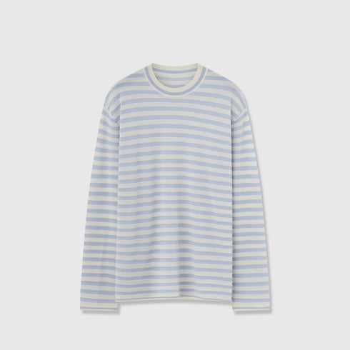 Minimalist Wool Striped Base Layer Top for Women – Coffee Brown & Soft Pink Fashion Knit