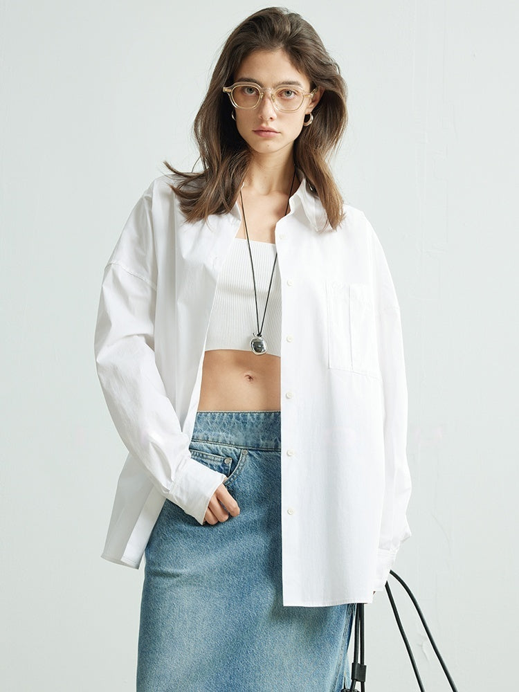 Airy Silhouette Loose-Fit Blouse for Women