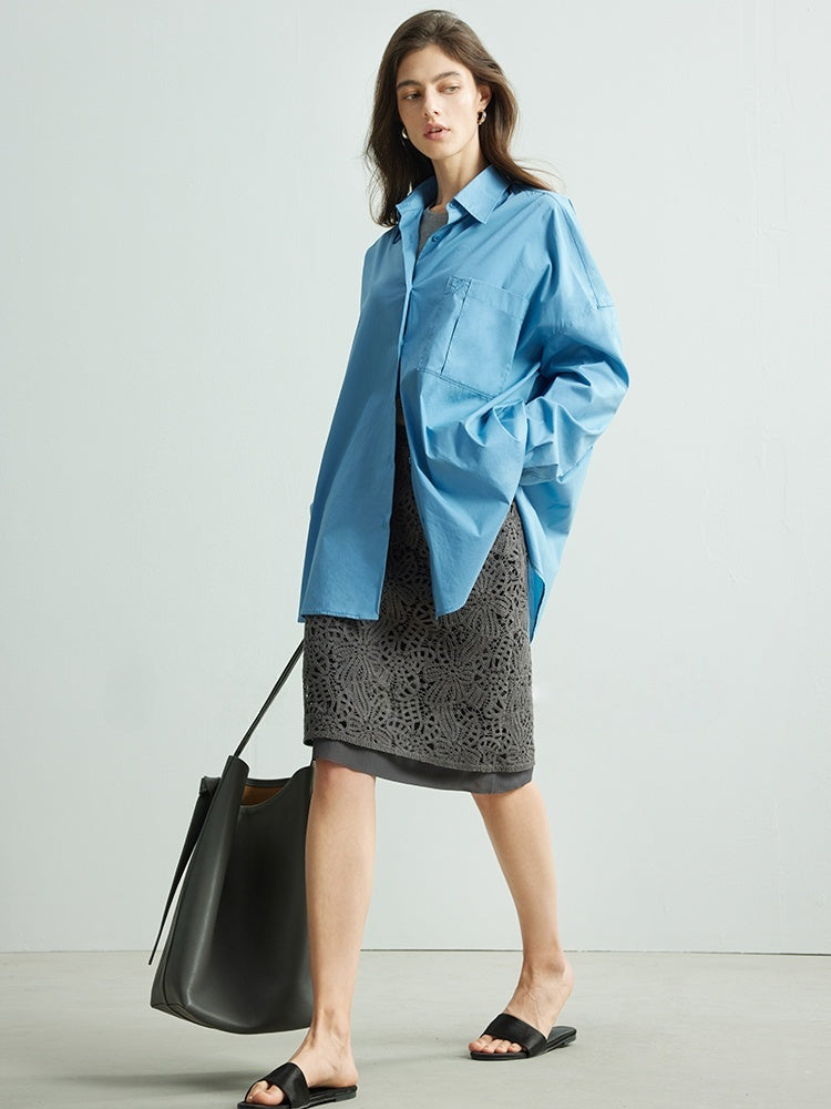 Airy Silhouette Loose-Fit Blouse for Women