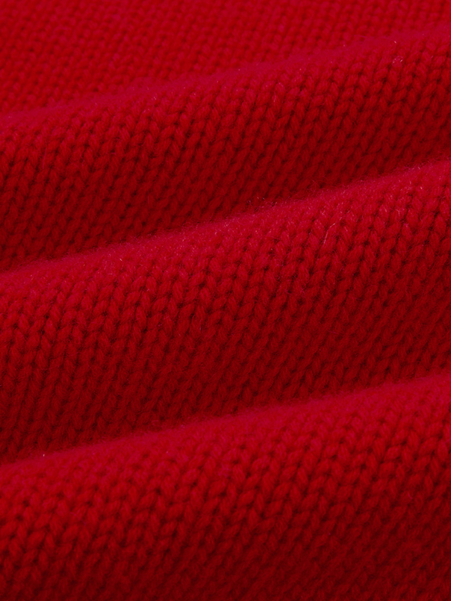 Soft 100% Cashmere Turtleneck Sweater – Vintage Rib-Knit, Thick & Warm in Festive Red-Green Palette